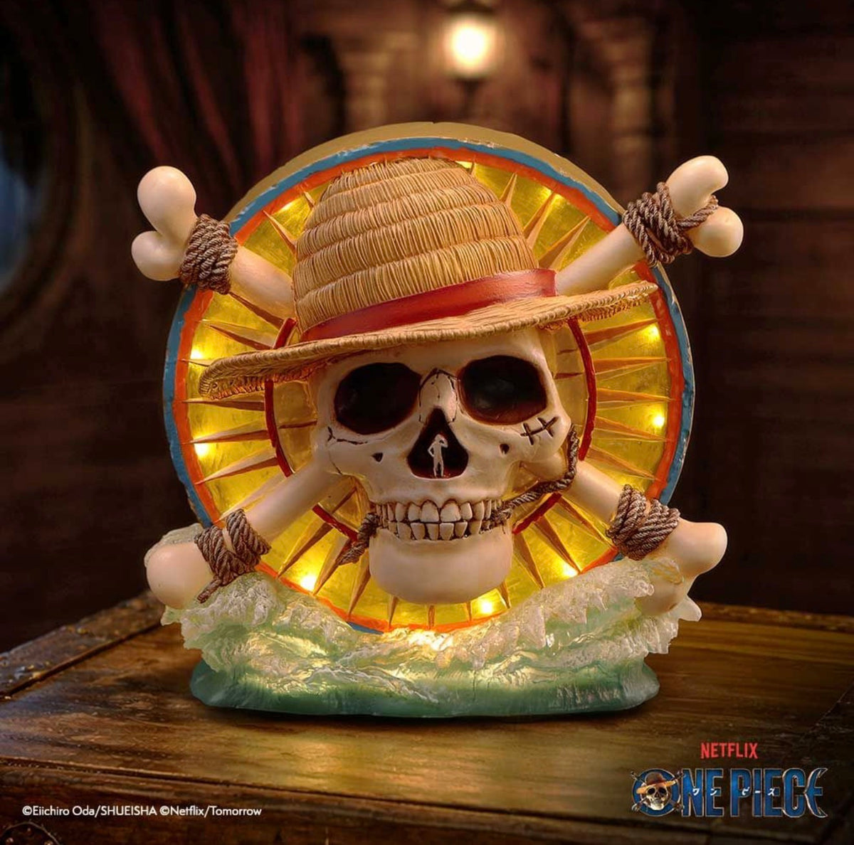 One Piece Luffy Jolly Roger LED Lamp 20.2cm