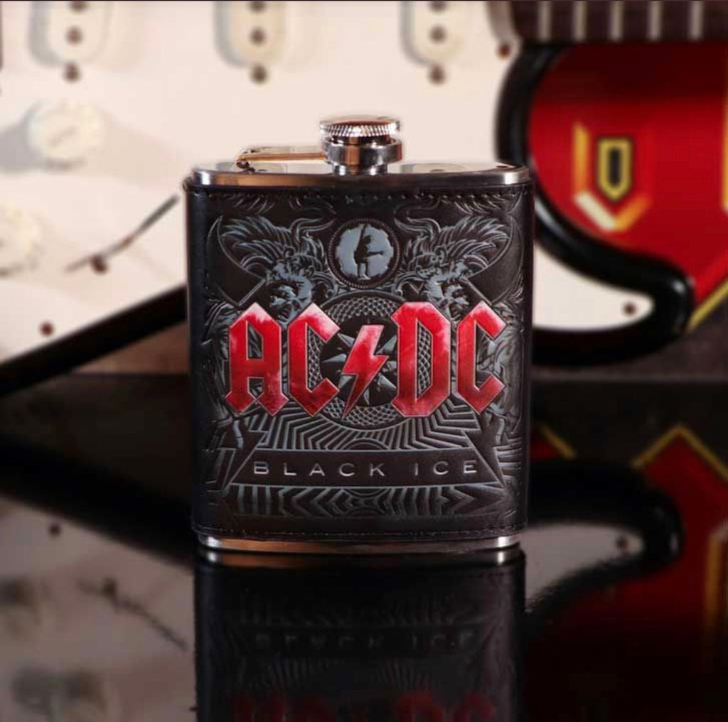 ACDC Black Ice Hip Flask