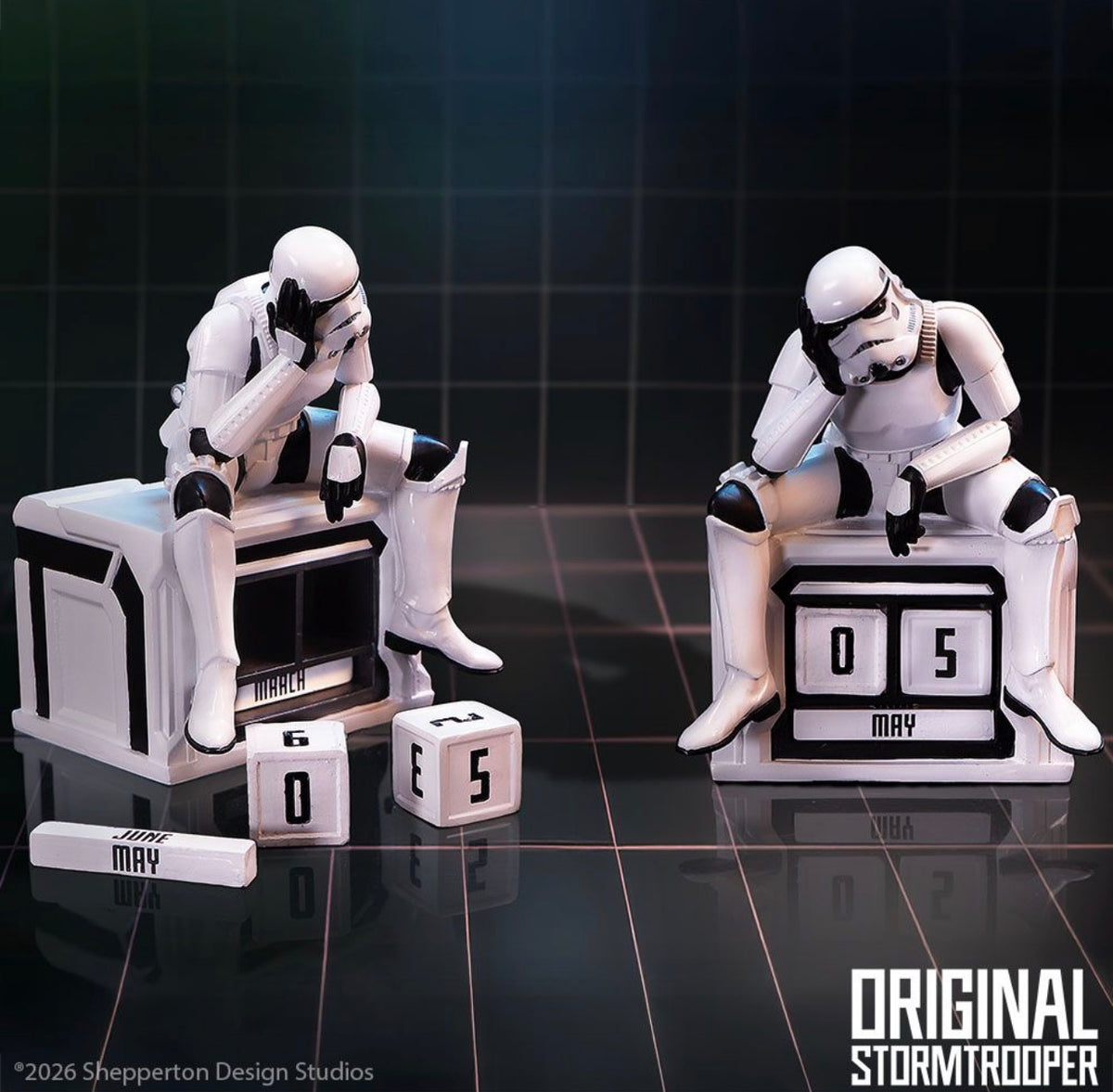 Stormtrooper What a Day Perpetual Calendar 14cm