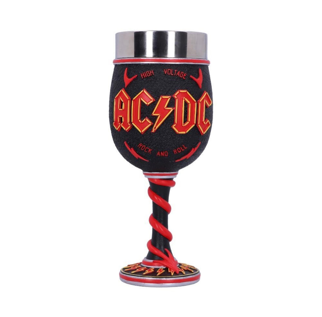 AC/DC High Voltage Rock and Roll Goblet Lighting Horns Wine Glass 19.5 CM