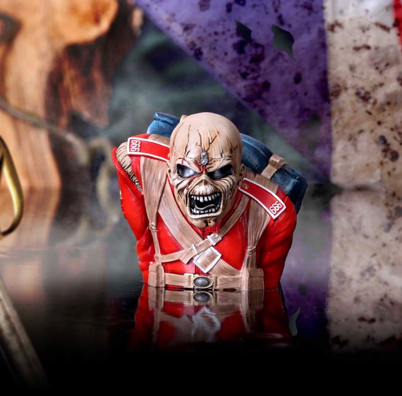 Iron Maiden The Trooper Bust Box (Small) 12cm