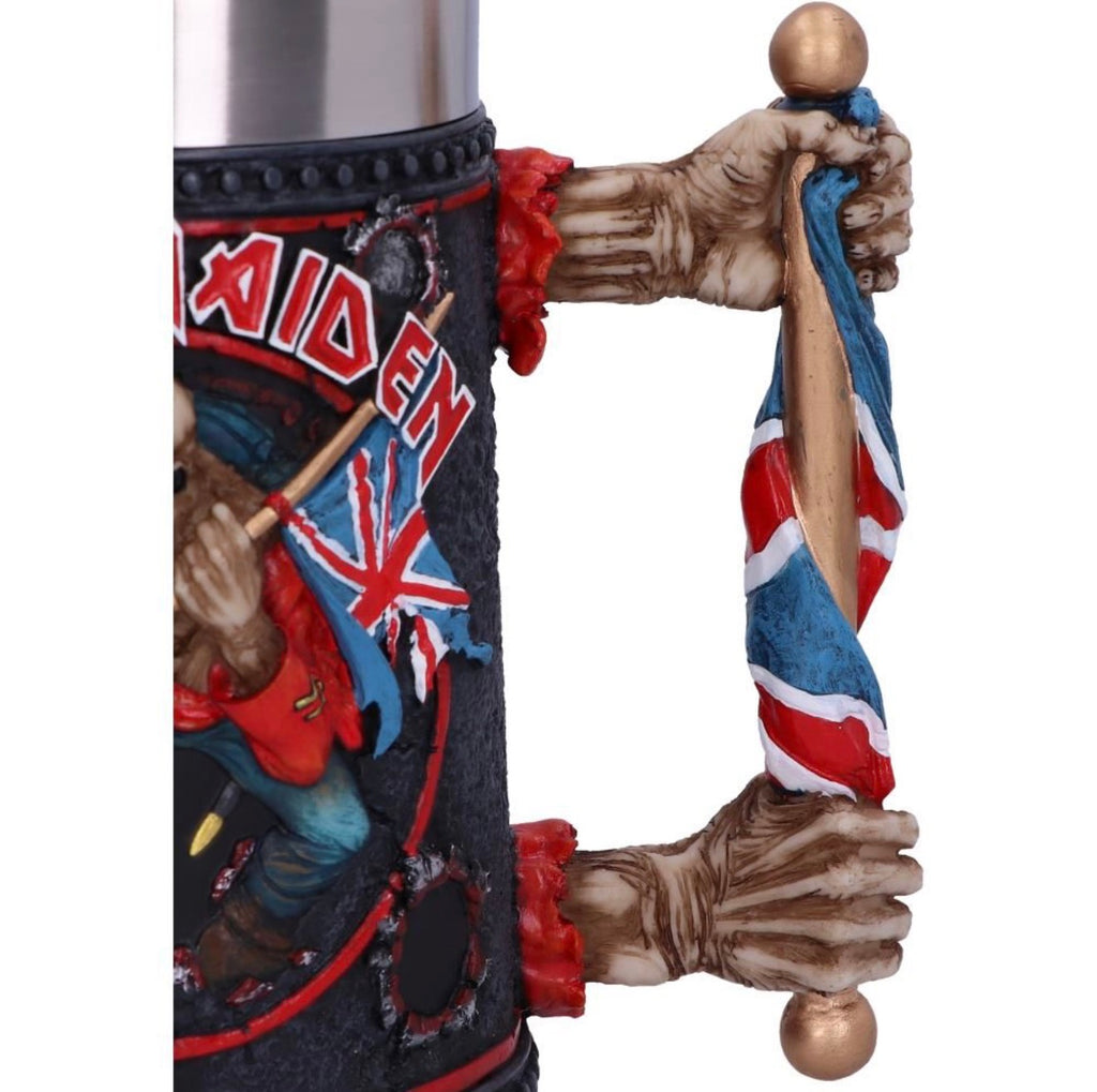 Iron Maiden Eddie The Trooper Tankard Mug Officially Licensed Merchandise 14CM