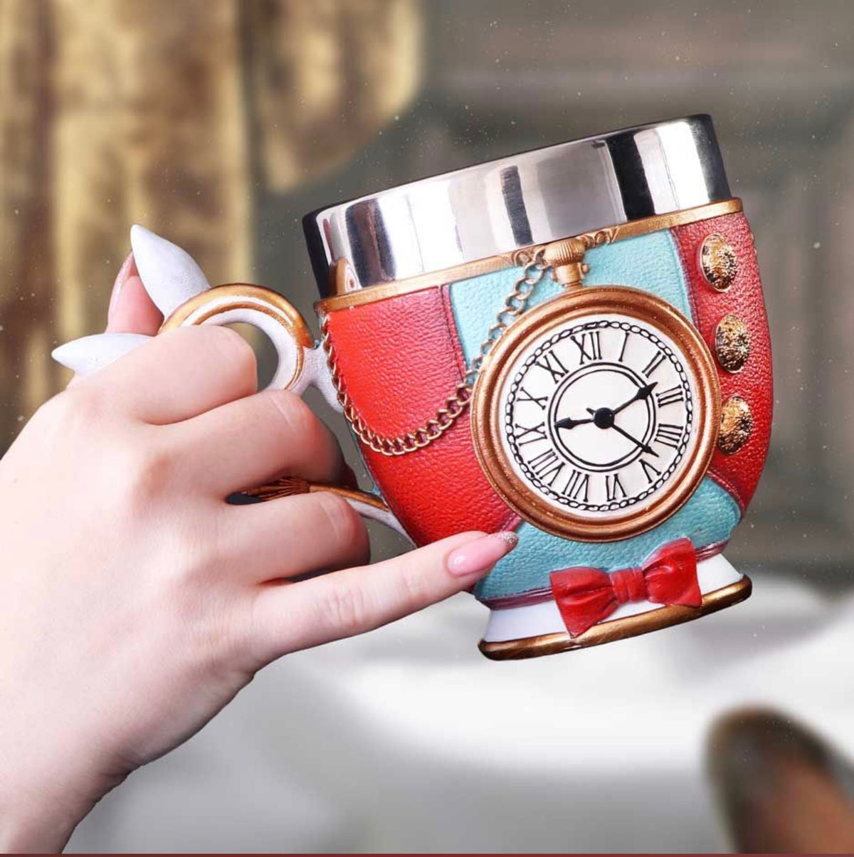 Pinkys Up - White Rabbit Cup 11cm